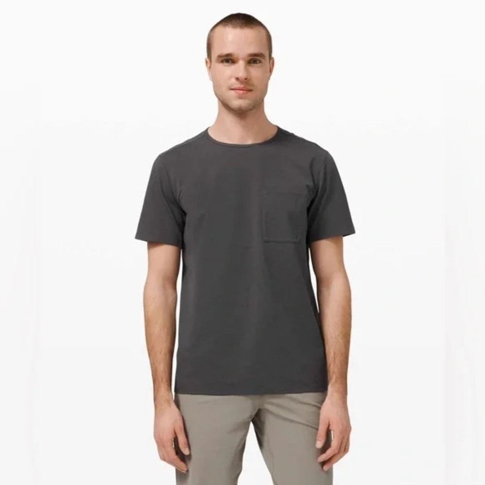 Lululemon Short Sleeve Pocket Tee - Dark Gray